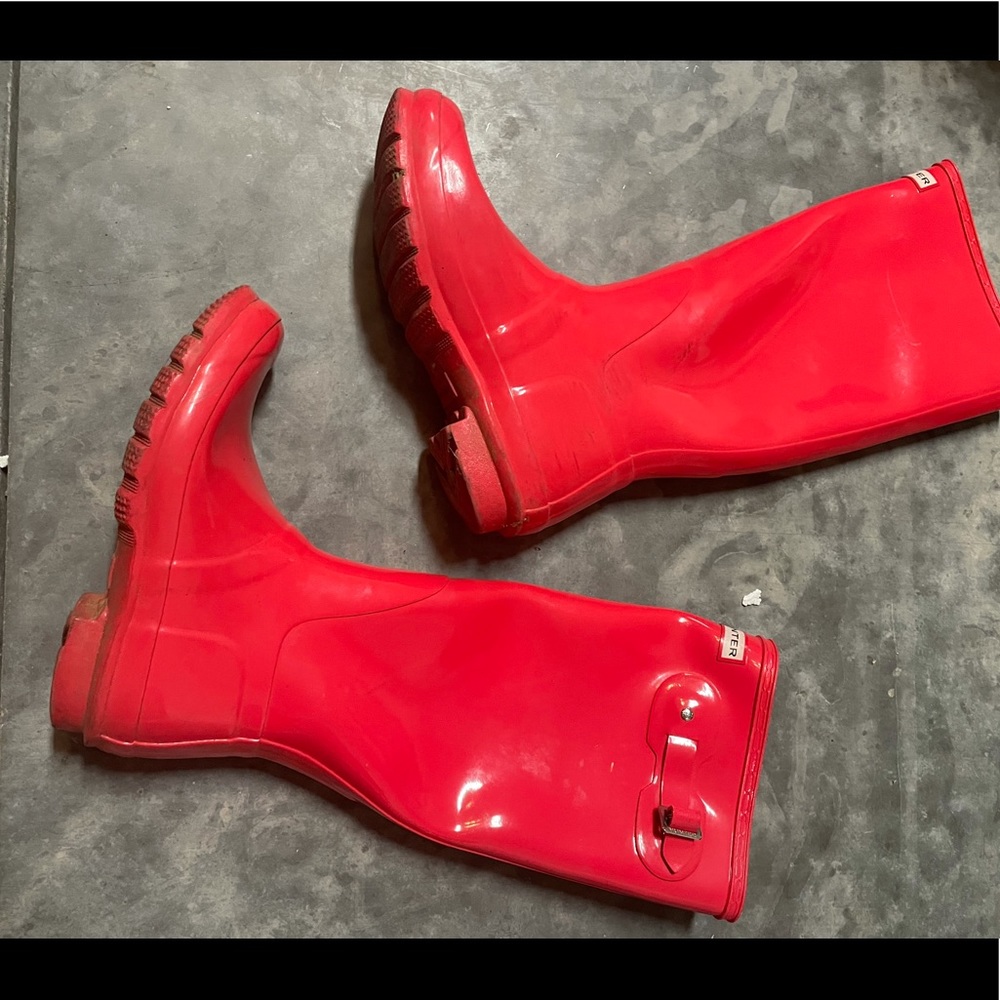 pink hunter boots